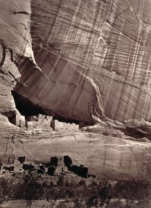 Canyon de Chellen muinaiset rauniot, 1873 (valkokangaspainatus)